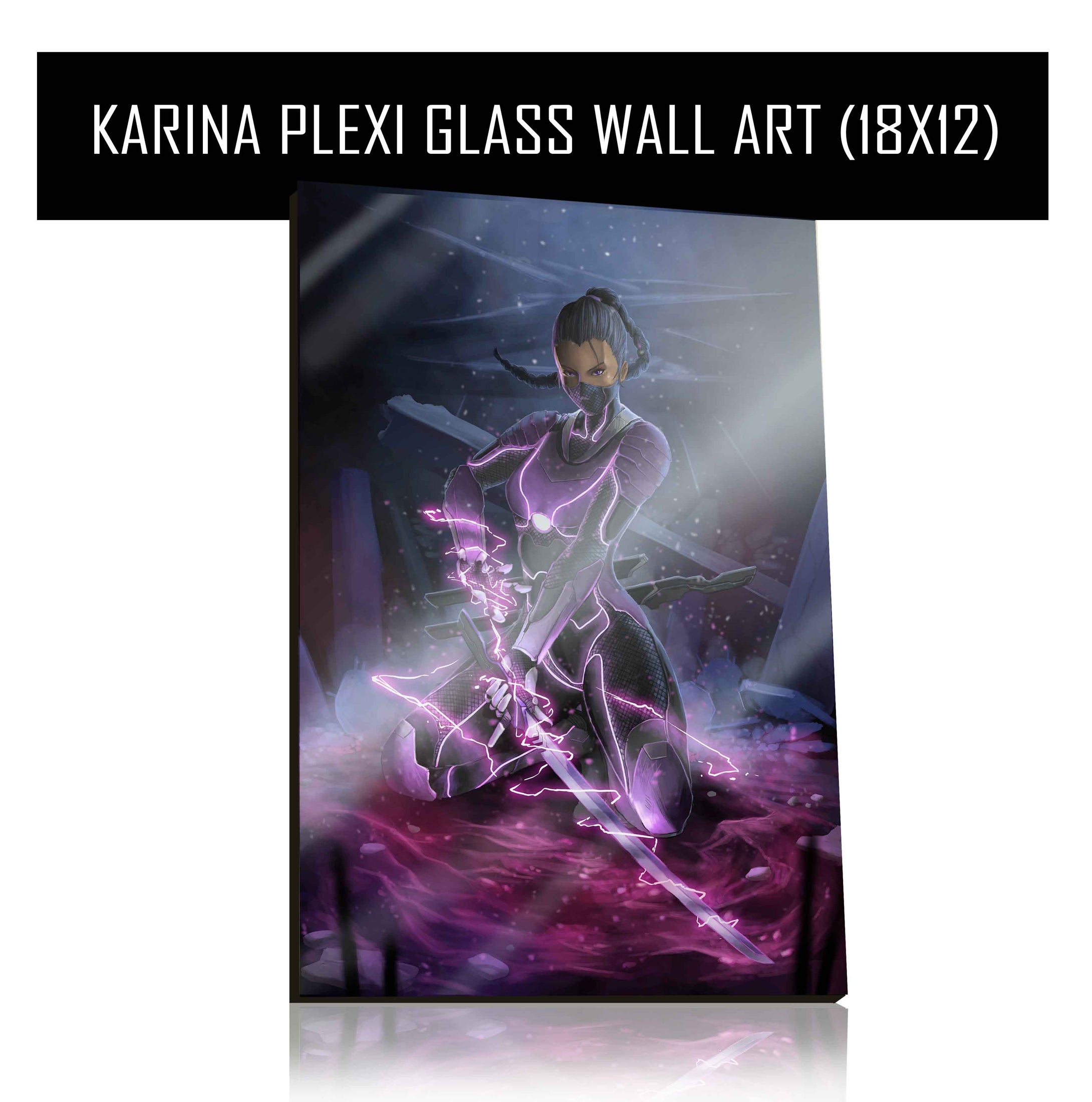 Karina Plexi Glass Wall Art (18 by 12)
