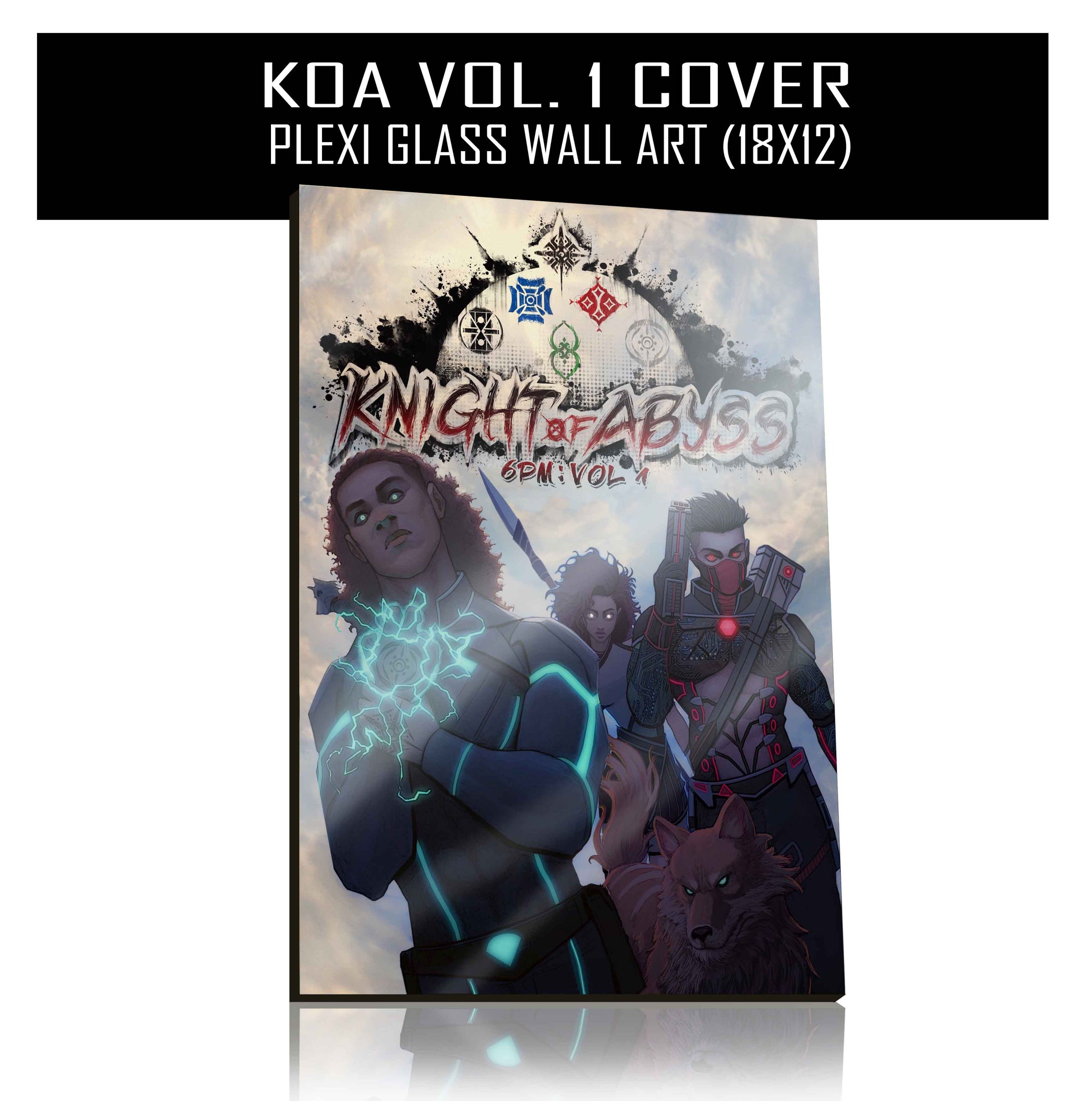 KOA VOL 1 Cover Plexi Glass Wall Art  (18 by 12)